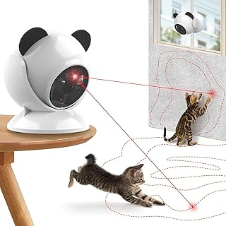 Sofolor Automatic Laser Cat Toy with Random Trajectory, Suction Cup, Quiet, USB Rechargeable