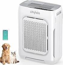HEPA Air Purifier for Large Rooms with Washable Filters, Smart WiFi, and AQI Display