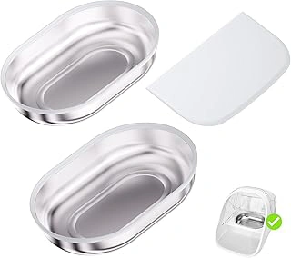 Stainless Steel Bowl Set for Automatic Microchip Cat Feeder
