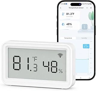 eMylo Smart WiFi Indoor Thermometer Hygrometer with Display