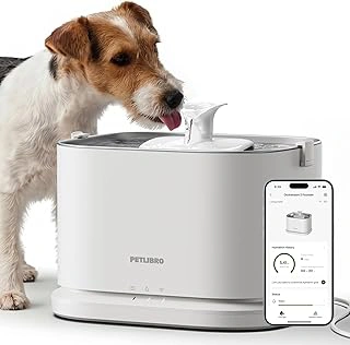 PETLIBRO Quiet Smart Pet Water Fountain with Stainless Steel Tray
