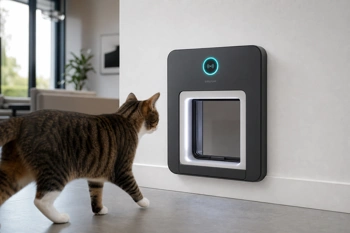 RFID pet doors recognize your pet's chip and lock out raccoons, strays, and opossums automatically.