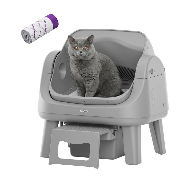 PetPivot Open Top Automatic Self-Cleaning Litter Box