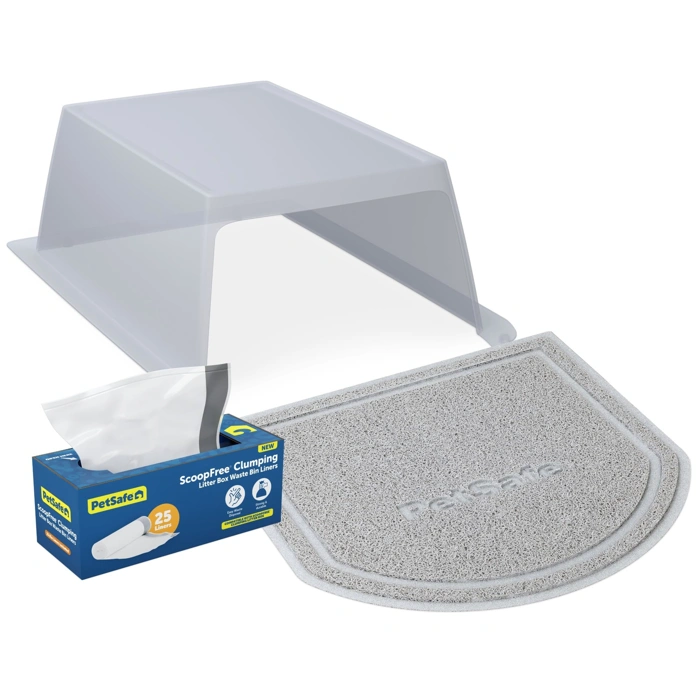 PetSafe ScoopFree Clumping Litter Box Hood & Accessory Bundle