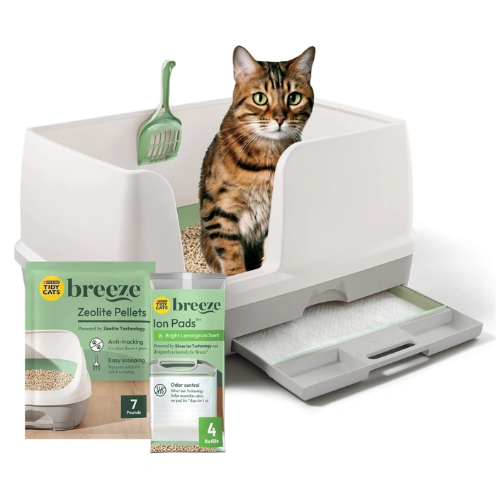 Purina Tidy Cats Breeze XL Non-Clumping Multi-Cat Litter System with Odor Control