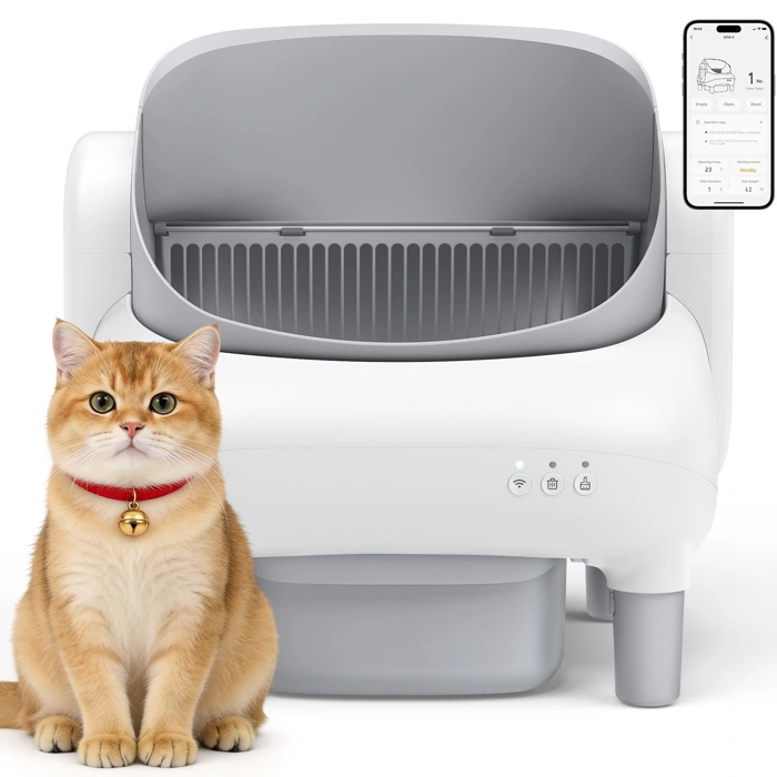 Hazrela Automatic Self-Cleaning Cat Litter Box