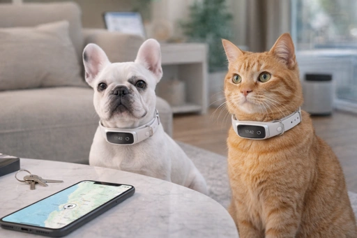 Real-time GPS collar that works for both dogs and cats