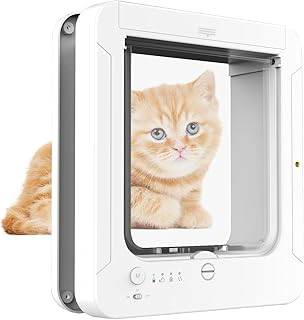 Microchip Cat Flap with 3 RFID Collar Sensor Keys